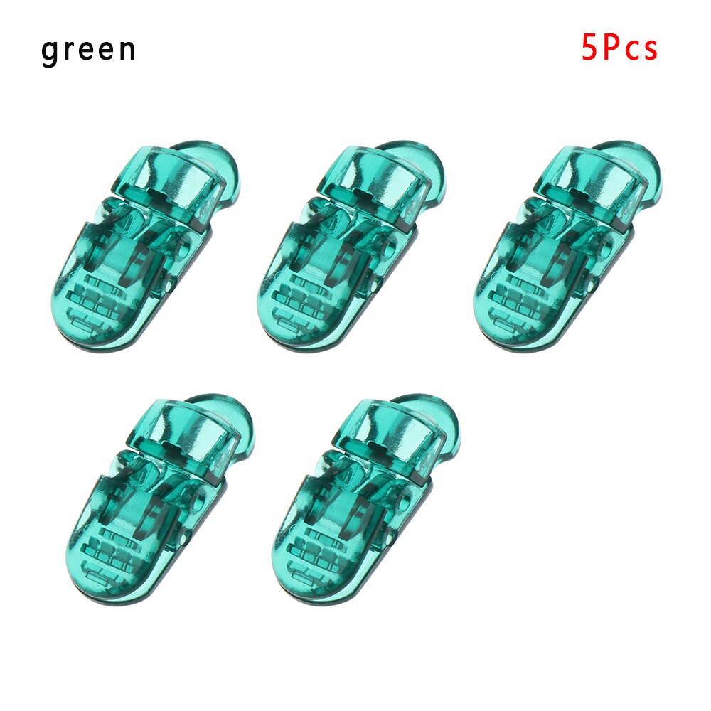 5 pièces durables Point perceuse pince accessoires ferme masques en plastique boucles de corde masques réglables stabilisateur Clips auvent pince bâche: Green