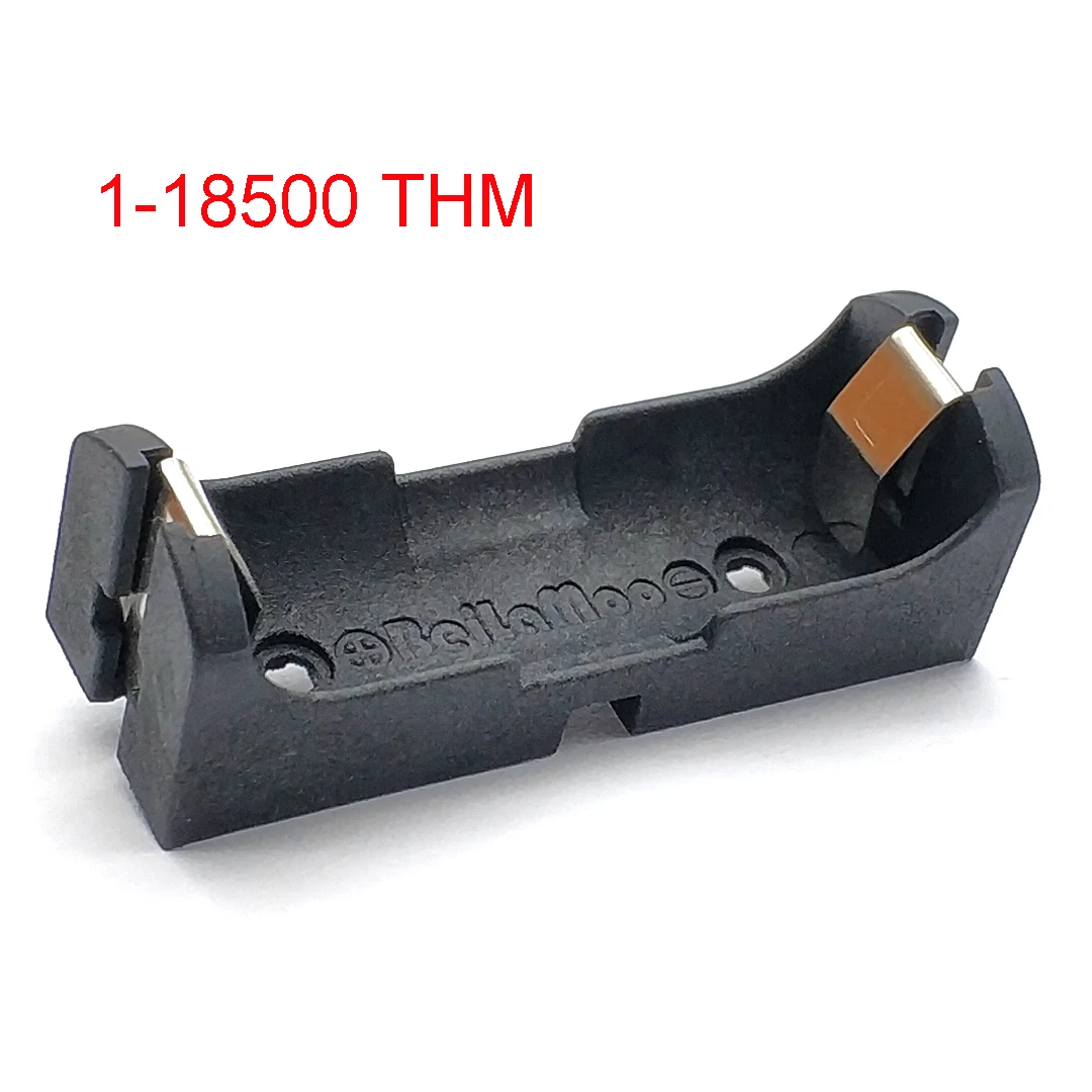 18500 Battery Holder SMT SMD THM 18500 Battery Storage Case 18500 Battery Box with Pins: green