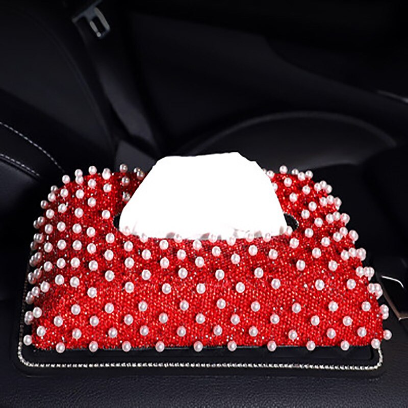 None Tissue Boxes Car Tissue Box Turkey Tissu Holder Car Diamond Car Accessories Youe Shonesun Visor Tissu Holder Linen Cotton