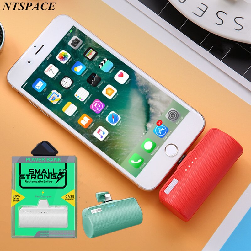 CASEIER 3000mAh Mini Banca di Potere Per il iPhone Xiaomi Powerbank Batteria Esterna Potente Caricatore Portatile Poverbank Per Samsung