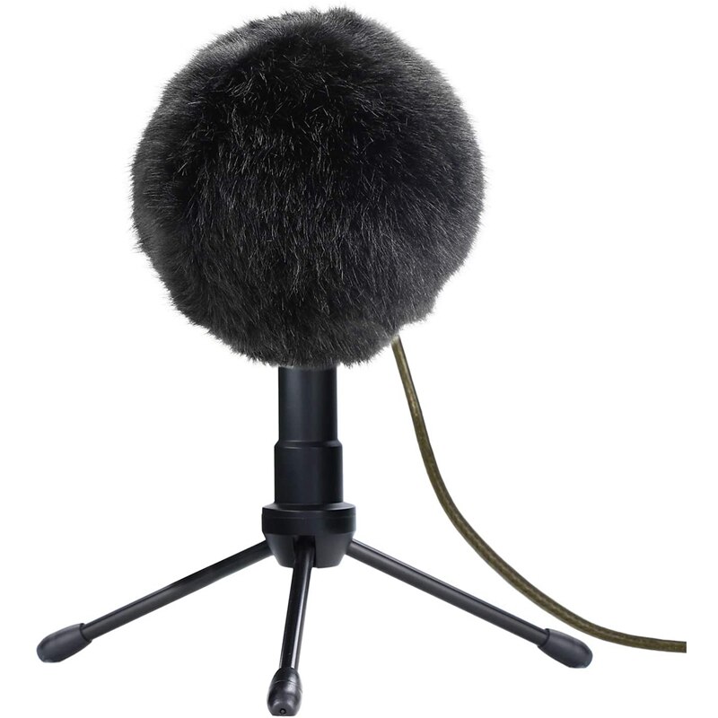 Furry vind för mikrofon, vindskydd för att förbättra blå snöboll mikrofon o