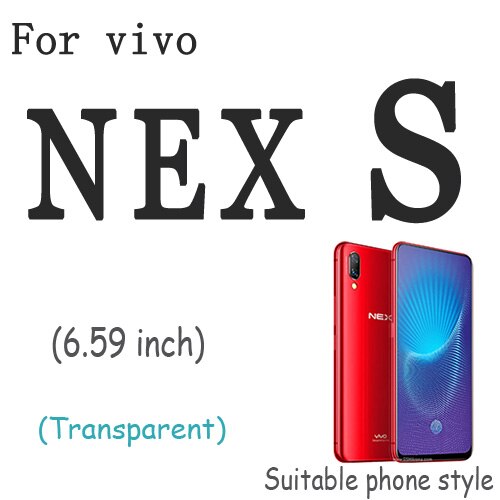 Funda protectora para vivo NEX S /A, Ultra delgada, transparente, suave, funda de silicona TPU natural, Carcasa protectora para teléfono móvil de 6,59": for Vivo NEX S