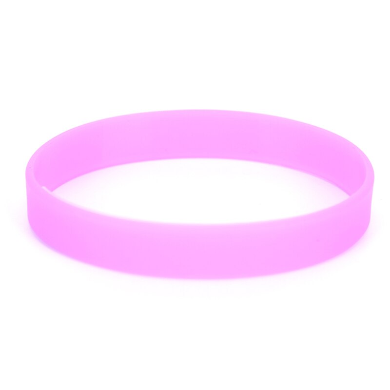Farverige lysende silikone sportsarmbånd & armbånd kvinder fluorescerende gummi fitness armbånd armbånd glød i mørke: Rd