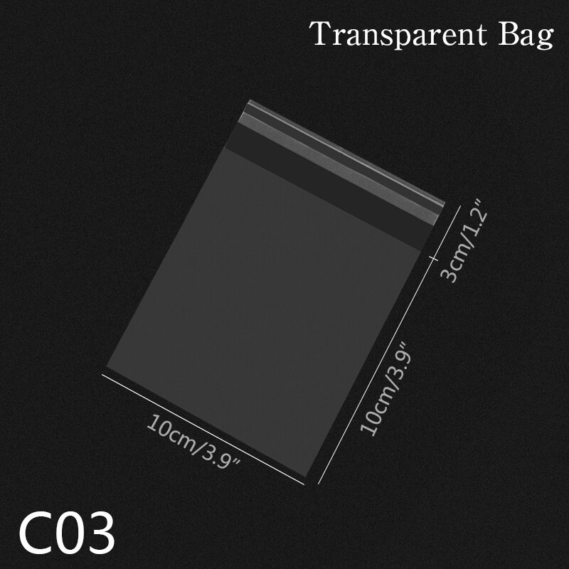 100pcs Transparent Dot Bags DIY Transparent Ziplock Food Bag White Round Dot Candy Cookie Storage Packaging Bag Decoration: C03
