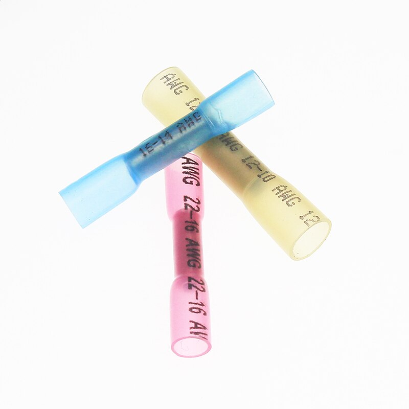 Heat shrinkable connector waterproof wire connector and heat shrinkable sheath connector-wire connector with wire stripper