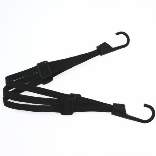 Uttrekkbar snor 2 kroker elastisk taustropp for motorsykkelhjelm bagasje: Default Title
