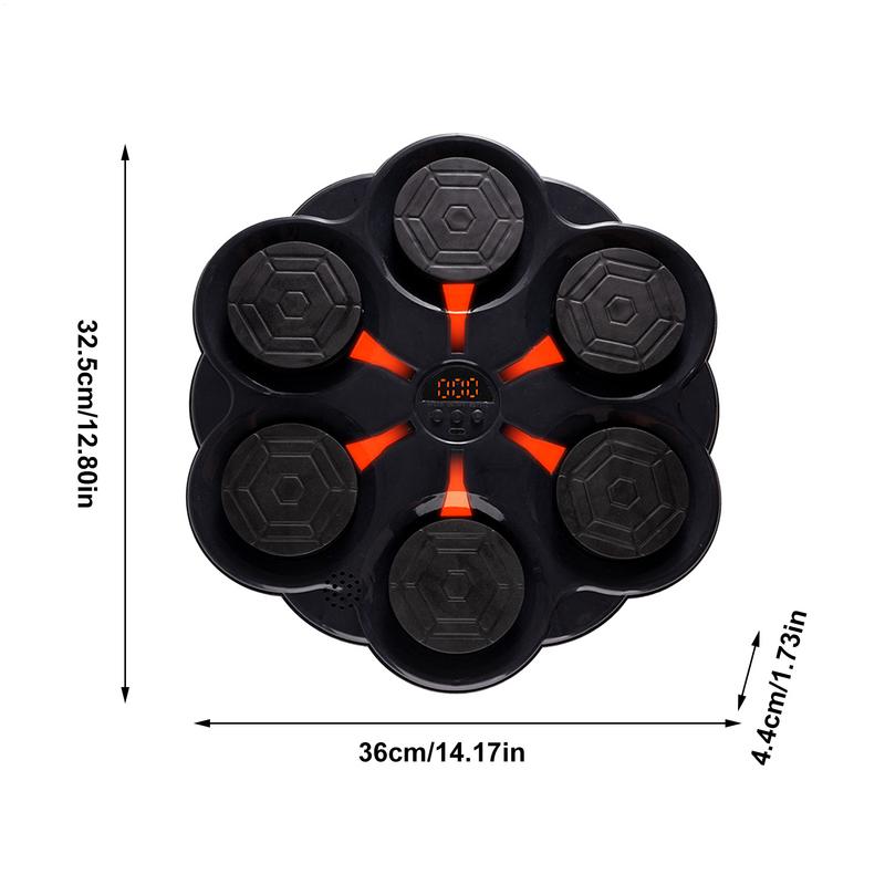 Music Boxing Machine Wall Mounted Electronic Boxing Target Music Boxing Target for Adults Kids Home Interactive Punching Trainer