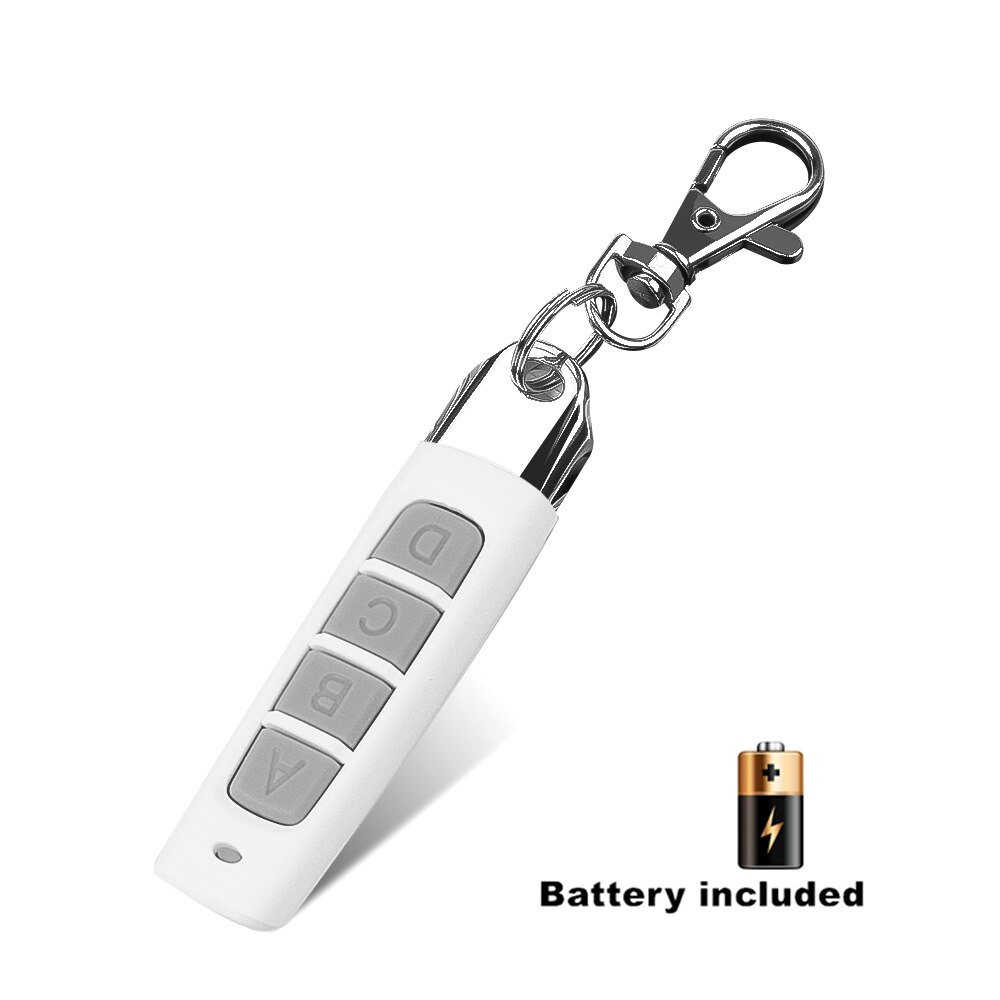 Kebidu 433MHz télécommande sans fil avec porte-clés contrôleur de copie électrique Mini transmetteur sans fil interrupteur 4 boutons: D