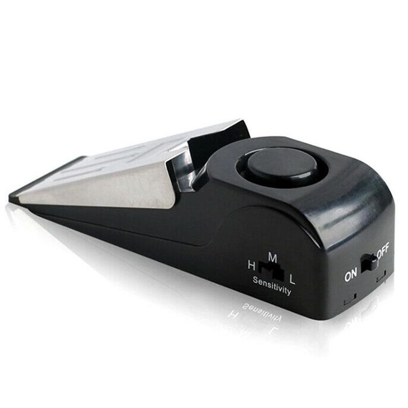 Sistema de parada antirrobo de 125 DB, sistema de alarma de seguridad para el hogar, bloqueo de puerta, tope de cuña para el hogar, parada de seguridad en forma I3O4: Default Title
