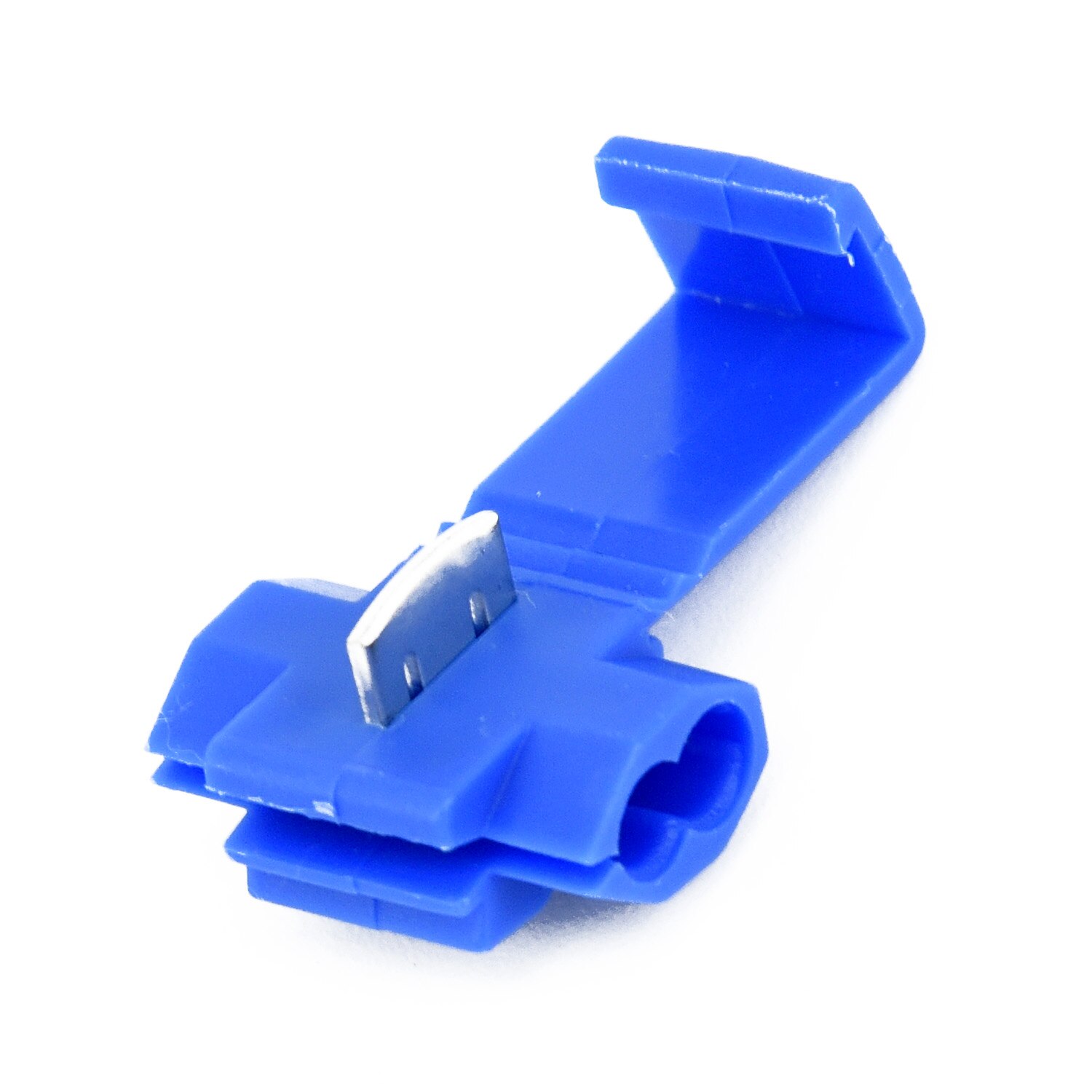 50 Uds azul eléctrico cerradura escocesa de conectores de cable terminales de empalme rápido crimpado para AWG 14 -16 accesorios de estilo de coche