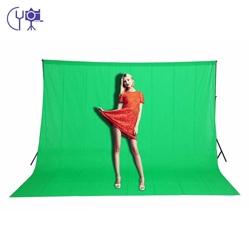 NEUE Fotografie Ausrügestochen 3m x 4m 100% Baumwolle Chromakey Grün Bildschirm Musselin Hintergrund Hintergrund für foto Studio kulissen