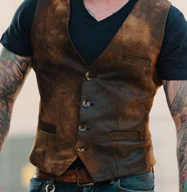 Terno masculino colete boutique lã tweed fino ajuste lazer algodão masculino cavalheiro beckham negócios colete para padrinhos de casamento