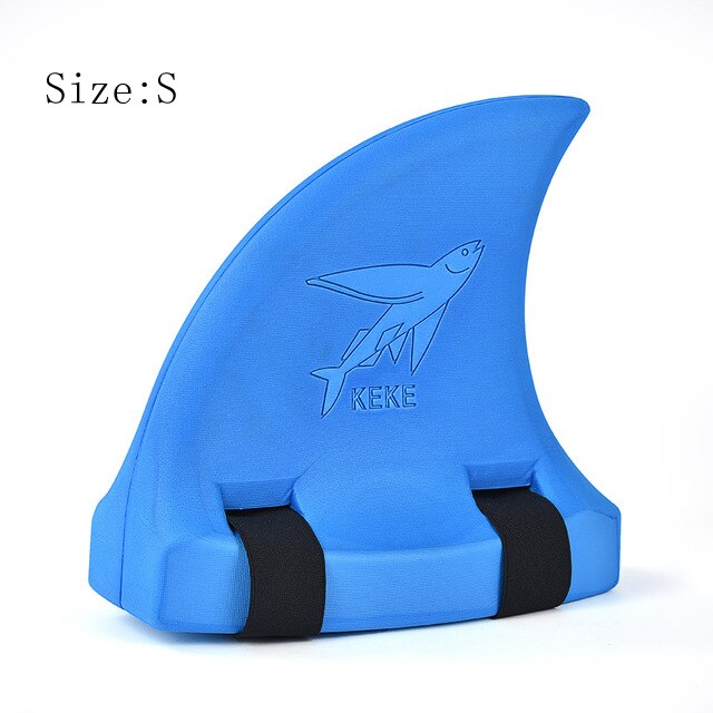 Aletas de natación EVA para niños y adultos, flotantes, flotantes para la piscina, ayuda para nadar, deportes acuáticos: blue S