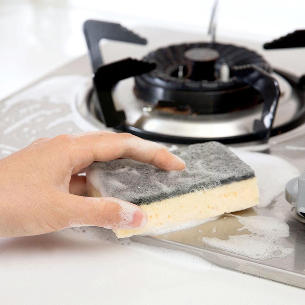 Éponge de nettoyage en Fiber de noix de coco, 6 pièces, épurateur de cuisine, vaisselle anti-rayures, à base de plantes, pour Pot, poêle, biodégradable Hom R3o1