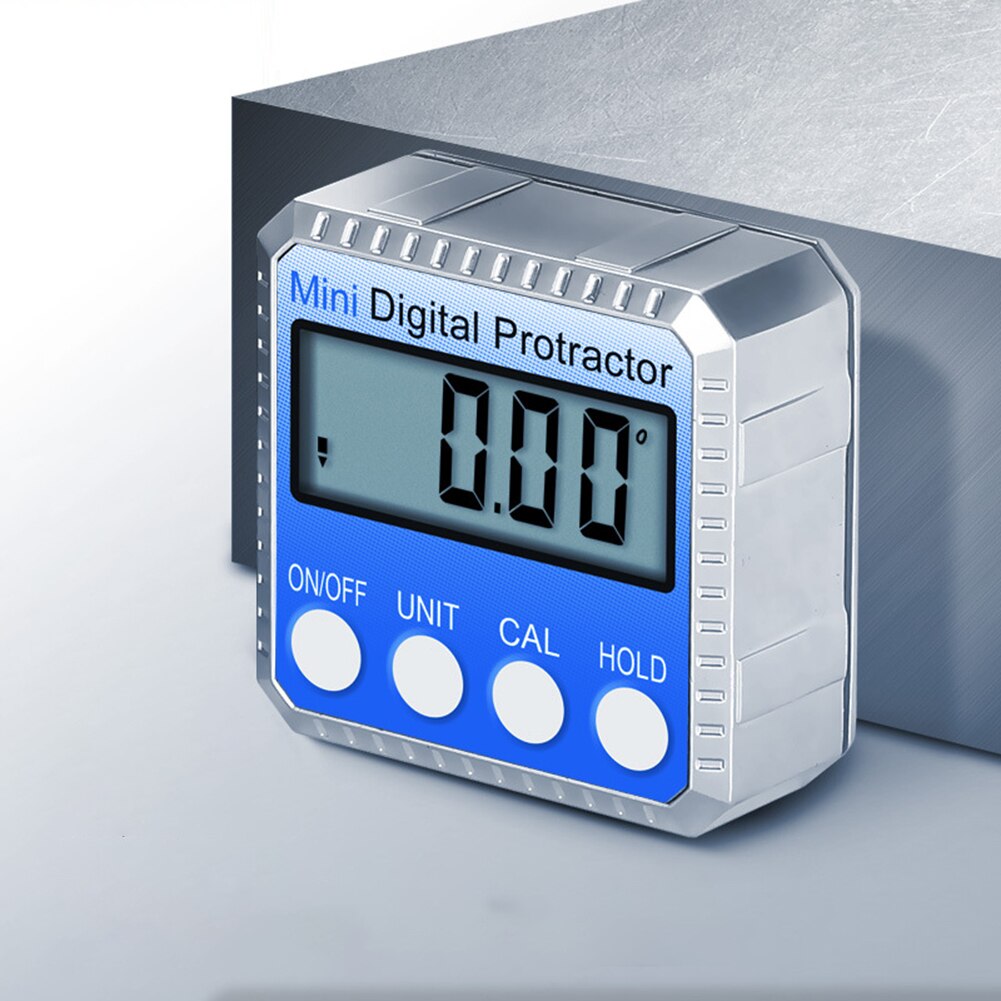 360 Mini Digital Protractor High Precision Electronic Goniometer Inclinometer Digital Level Angle Finder Angle Measurement Box