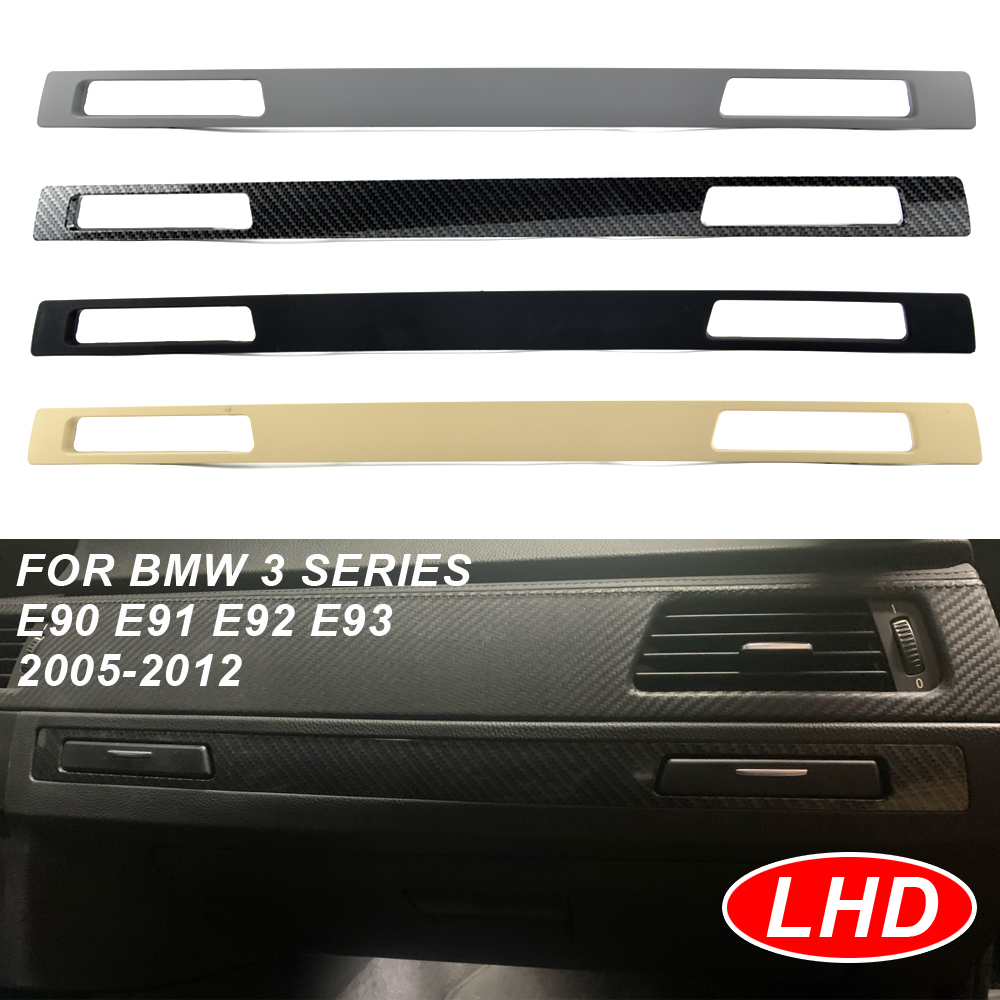 Para BMW E90 E91 E92 E93 LHD Panel de soporte para vasos de coche tira Interior embellecedora para BMW Serie 3 M3 2005 51457138798
