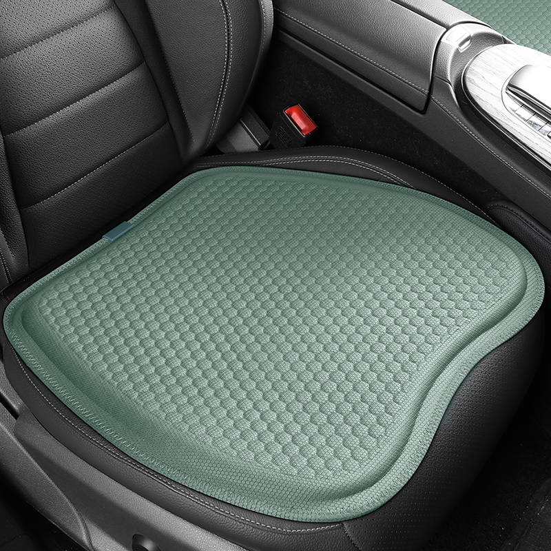 One-piece Gel Seat Cushion Cool Cloth, 3D Soft Gel Suitable for Home, Office, Car Cool, Breathable Cushion: apple green