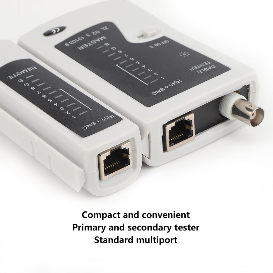 YG468B RJ45+BNC Cable Tester Fast Accurate Testing Network Phone Wire Test Tool Circuit Breaker Finder