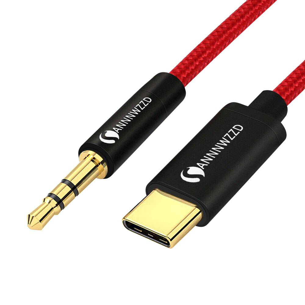 Usb Type C Male Aux Audio Kabel 3.5 Mm Jack Male Luidspreker Kabel Voor Hoofdtelefoon Aux Koord Voor xiaomi Huawei Samsung: Default Title