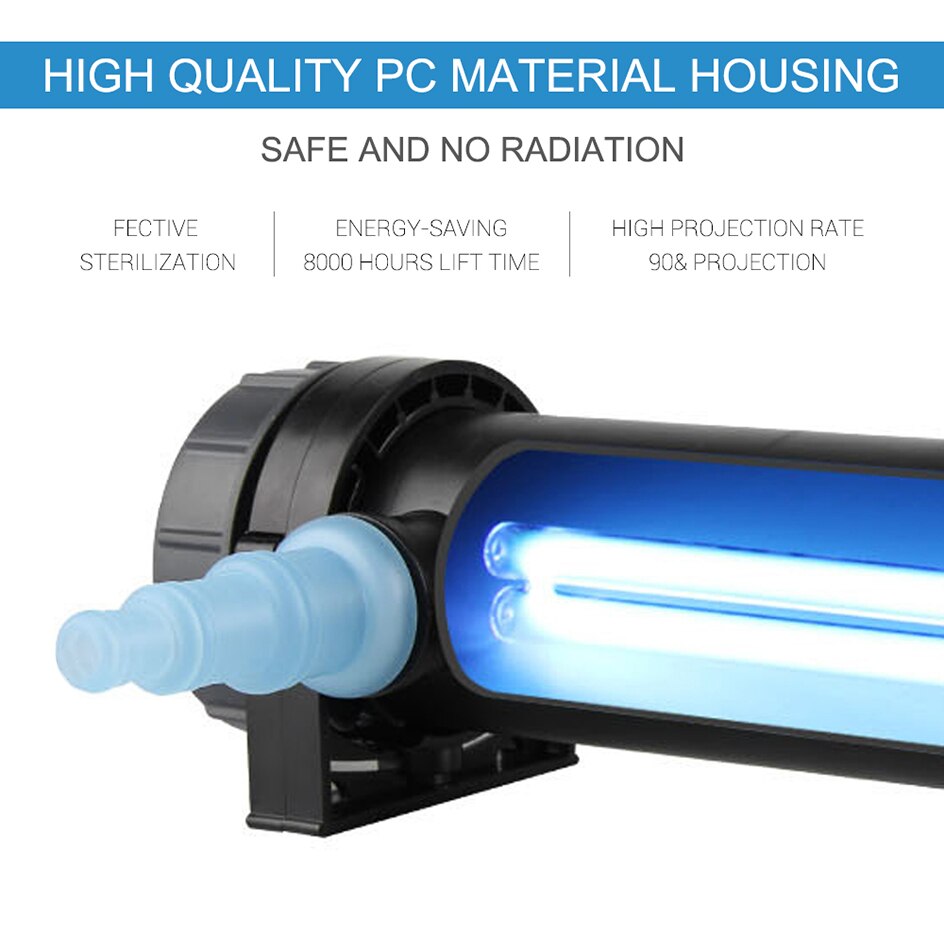 JEBO 220 ~ 240V 5W ~ 36W UV Sterilisator Lampe Licht Wasser Reiniger Für Aquarium Teich Fisch Panzer Uv Filter Klärbecken