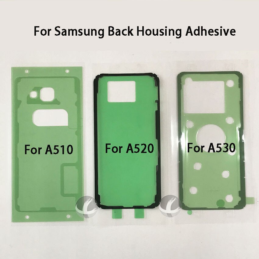 1pc Batterie Abdeckung Aufkleber für Samsung Galaxy A3 A310 A320 A5 A510 A520 A530 A7 A710 A720 zurück Klebstoff