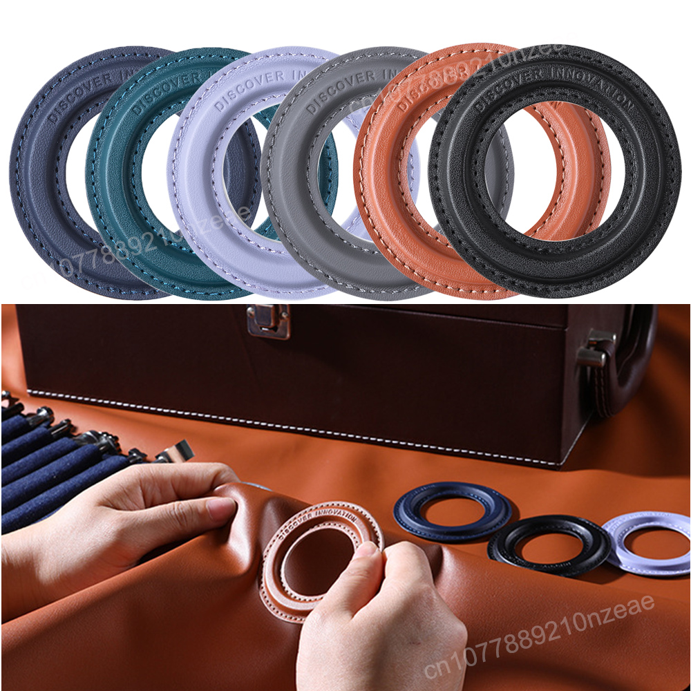 Luxury Leather Magnetic Ring Holder For iPhone 14 13 12 Magnet Wall Mobile Phone Holder Magnetic Car Phone Stand
