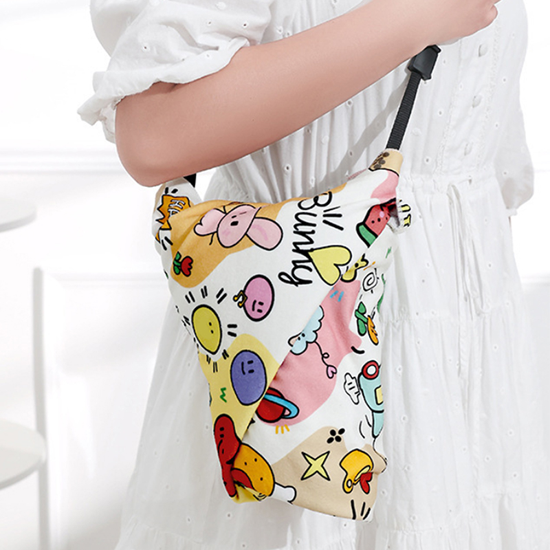 Magic Cloth Makeup Bag Camera Lens Wrapping Cloth Portable Patch Cloth Storage Bag Self-adhesive Organizer
