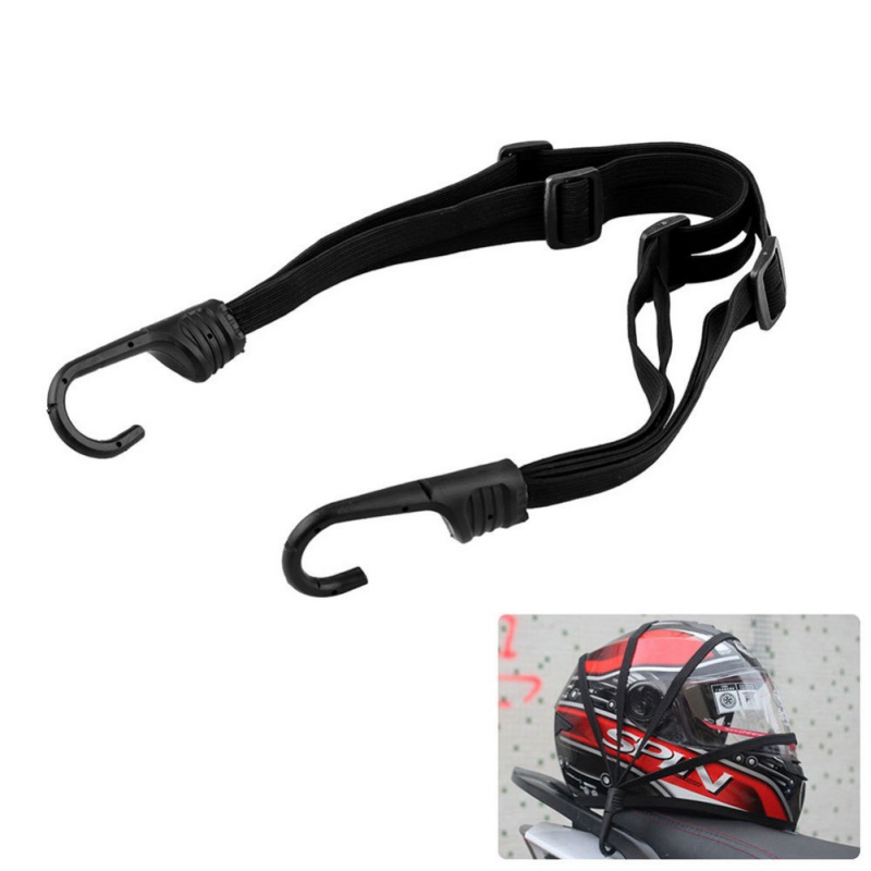 Motorräder Gepäck Helm Elastische Seil Band Versenkbare Elastischen Seil Strap Mit 2 Haken