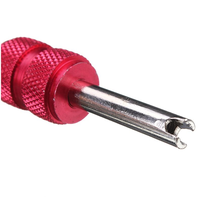 Ayhf-Universele Autoband Ventiel Core Installer Remover Reparatie Tool-Auto 2 Maten Rood