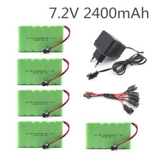 NI-MH akku 7.2v 2400mAh laturilla - Korkea kapasiteetti sähköleluja varten
