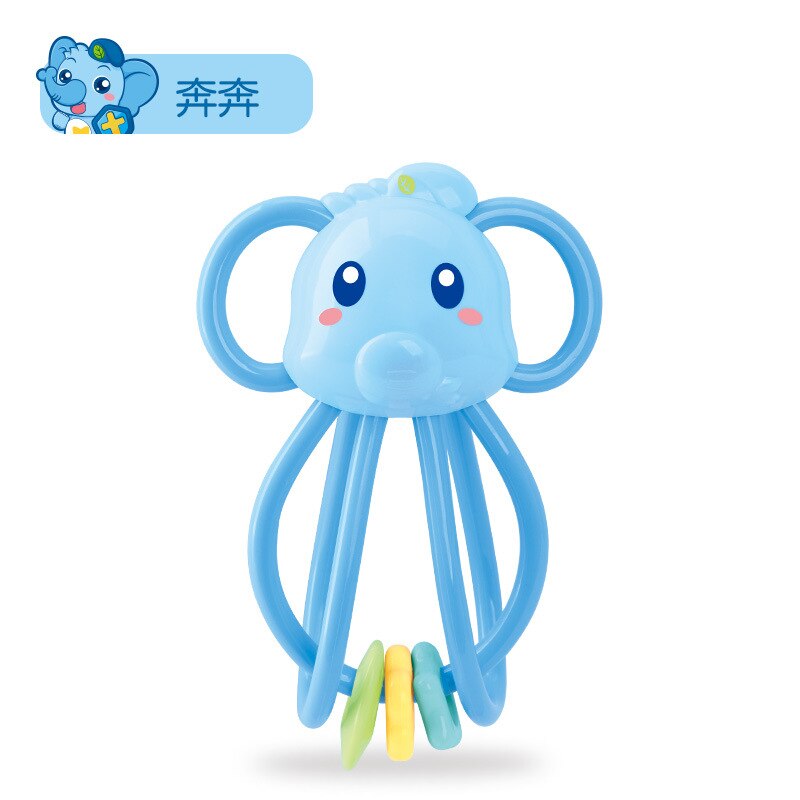 Explosion modelle neue Manhattan Ball beißRing Hand rasseln Baby geburt spielzeug: Blau