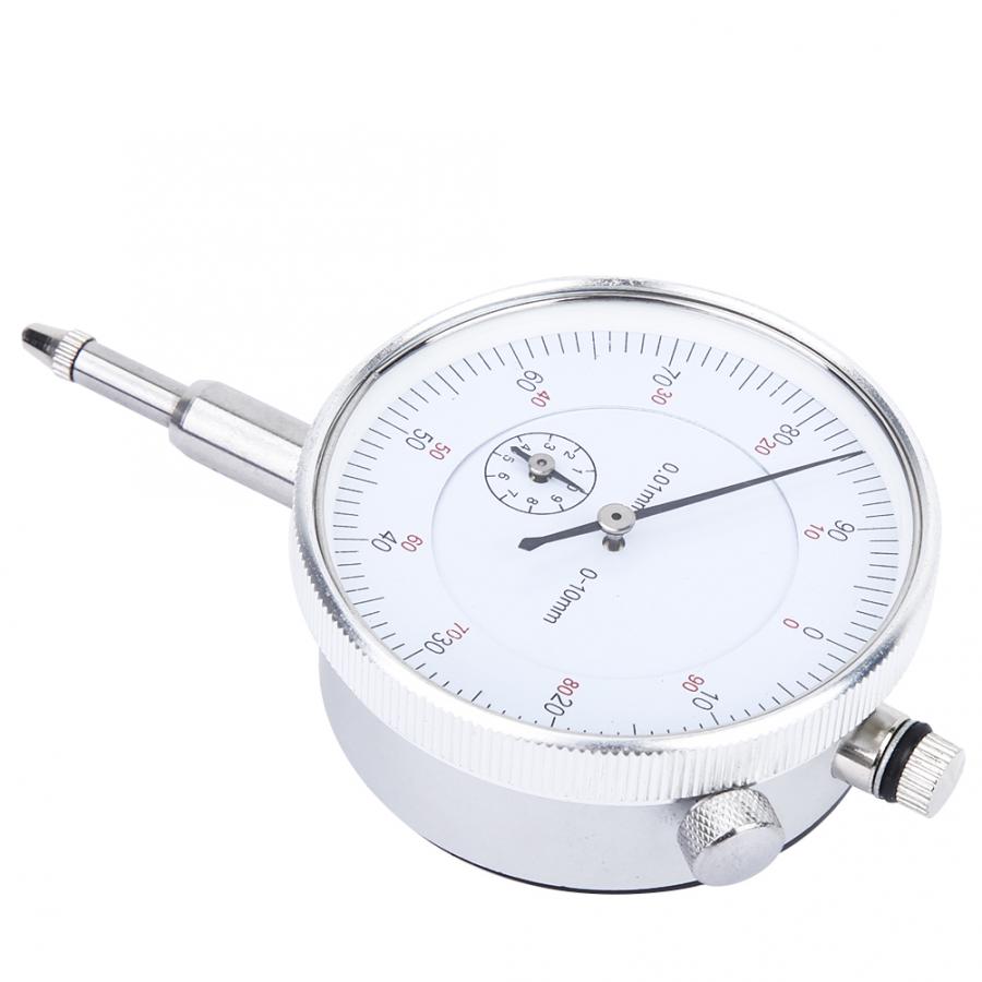 0-10mm Dial Gauge Mechanical Dial Test Indicator 0.01mm Dial Scale Gauge Measure Tool