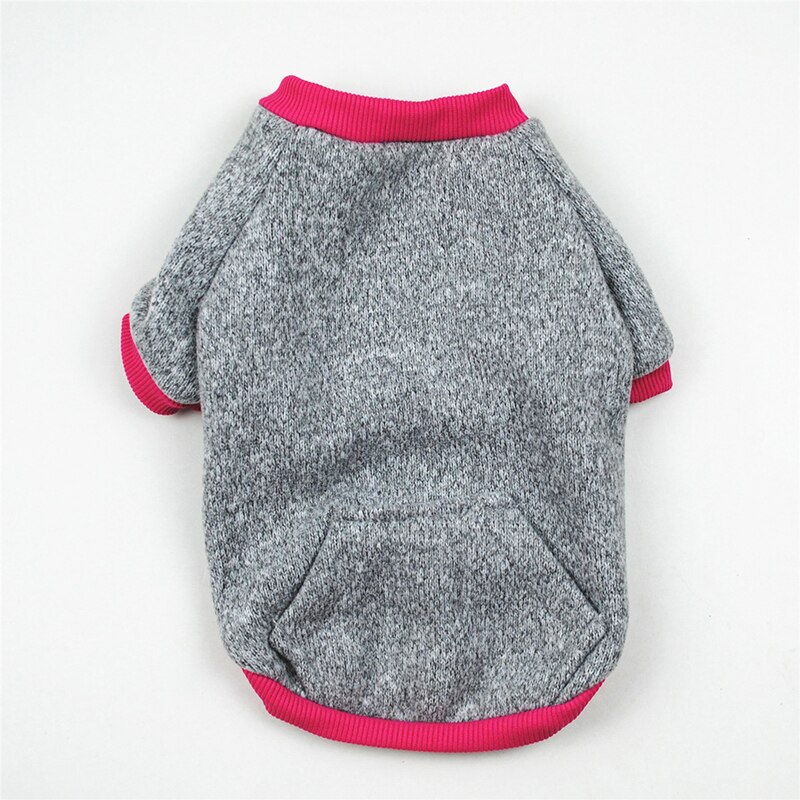 Veste polaire pour chien, vêtement d'hiver , manteau petit et moyen gabarit, chiot, yorkshire, XS-2XL: grey / XS