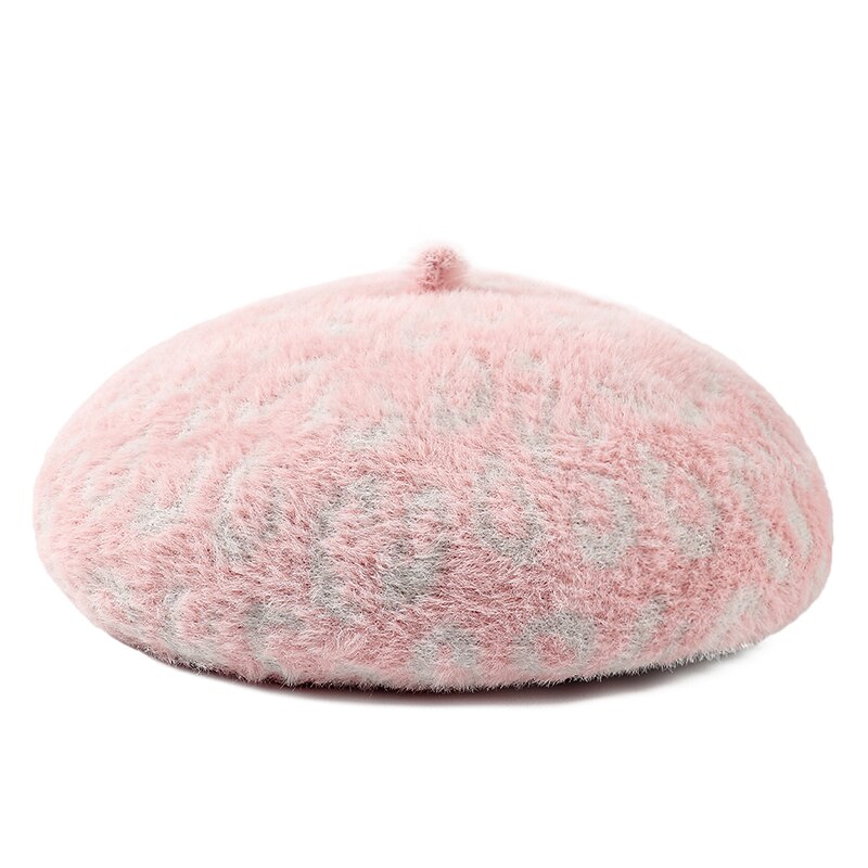 Baret Vrouwen Hoed Hoed Vrouwen Winter Cap Voor Mannen Vrouwen Winter Hoed Gebreide Hoed Voor Vrouwen hoeden Voor Vrouwen Herfst Vrouw Hoed: Pink