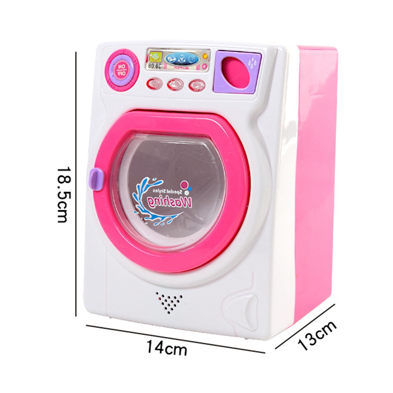 Children's Play House Game Toy Electric Stimulation Washing Machine with Sound and Light Effect