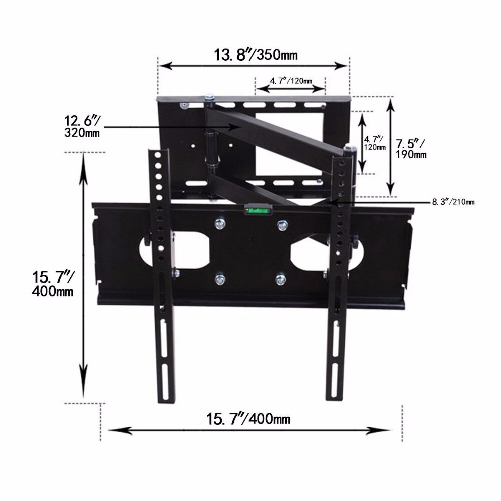 Suptek Articulating TV Wall Mount Bracket for 26"-55" LCD LED Plasma 3D TV with Full Motion Tilt MA109S