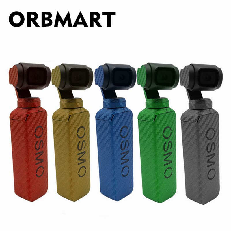 ORBMART 3M Waterdicht Carbon Sticker zelfklevend Etiket Voor DJI Osmo Pocket Gestabiliseerd Handheld Gimbal Camera