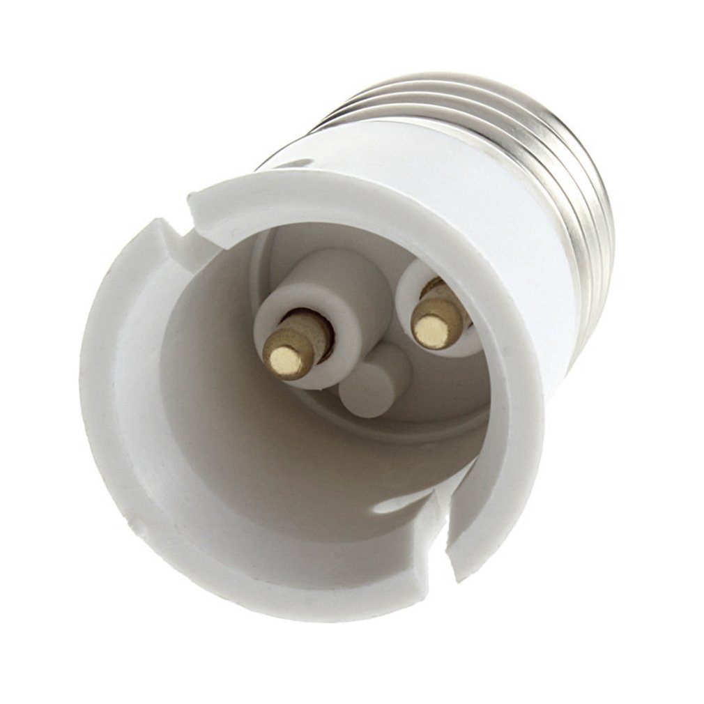 Adaptador de portalámparas E27 a B22 para bombilla, adaptador de iluminación, fácil de instalar