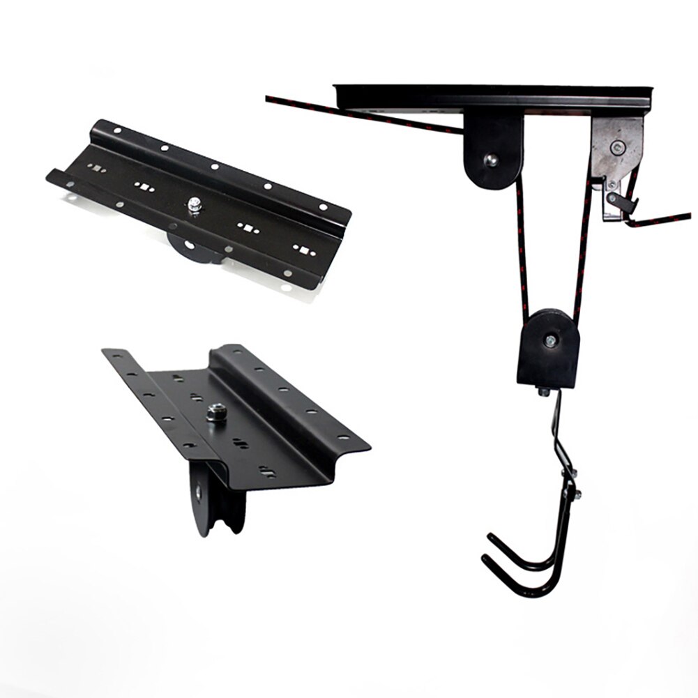 Bike Lift Pulley Hook Garage Ceiling Metal Bicycle Display Hanging Storage Rack The product does not take up space, and can save
