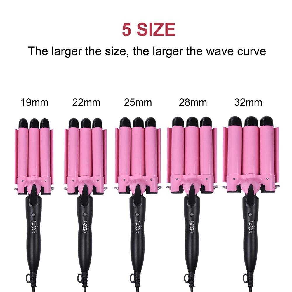 3 Vaten Haar Krultang Automatische Perm Spalk Keramische Haar Krultang Professionele Waver Styling Tools Haar Styler Wand