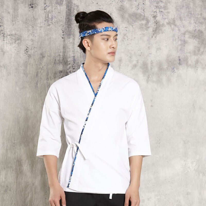 Uniforme de chef japonés, chaquetas de cocinero, uniforme de chef japonés, uniforme de sushi japonés, ropa para hombre y mujer, servicio de chef