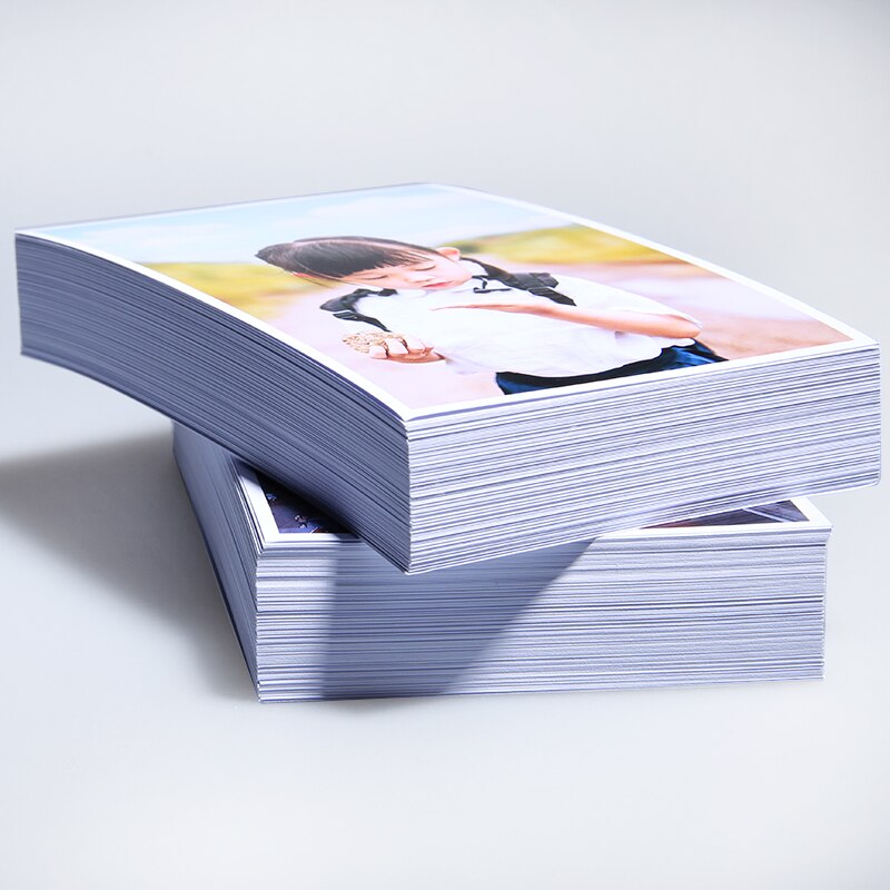 Papel fotográfico 3R, 4R, 5R, 100 hojas para impresora de inyección de tinta, papel de impresión con revestimiento fotográfico de alto brillo