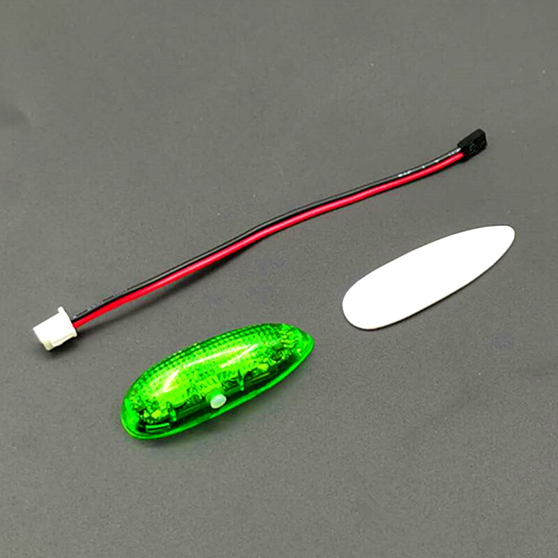 NWE ZMR Wireless Navigation Light III 1S rechargeable 4 modes LED lights for RC hobby fixed-wing Aircraft Ducted: 1 Bule led