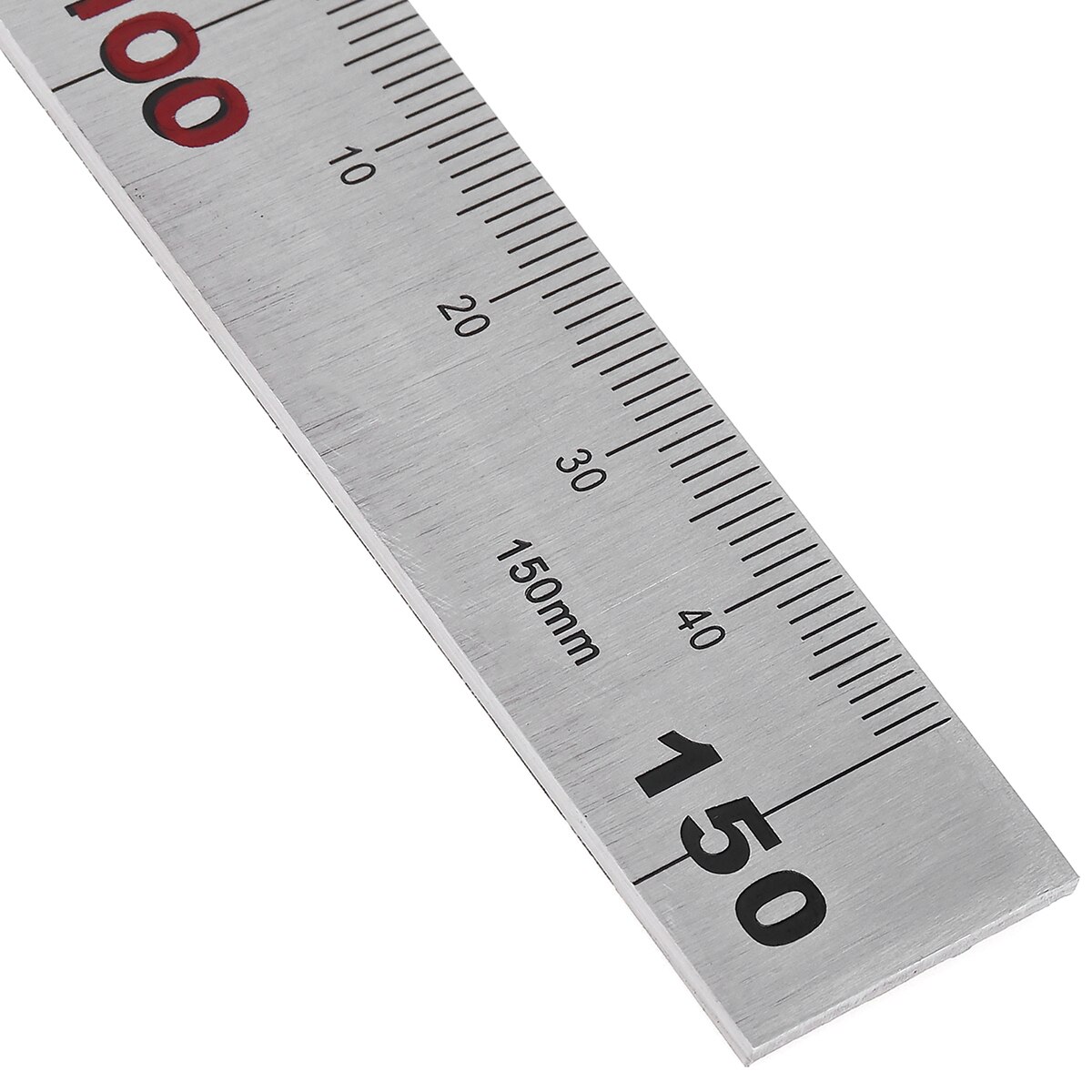 Double-sided Scale Right Angle Ruler Stainless Steel 150 x 300mm 90 Degree Angle Metric Rulers Measuring Tools
