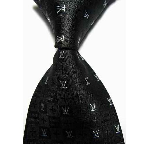 Sort jakkesæt slips slips til mænd 10cm brede mandlige strikket slips silke jacquard vævet formelt slid business bryllupsfest: A22