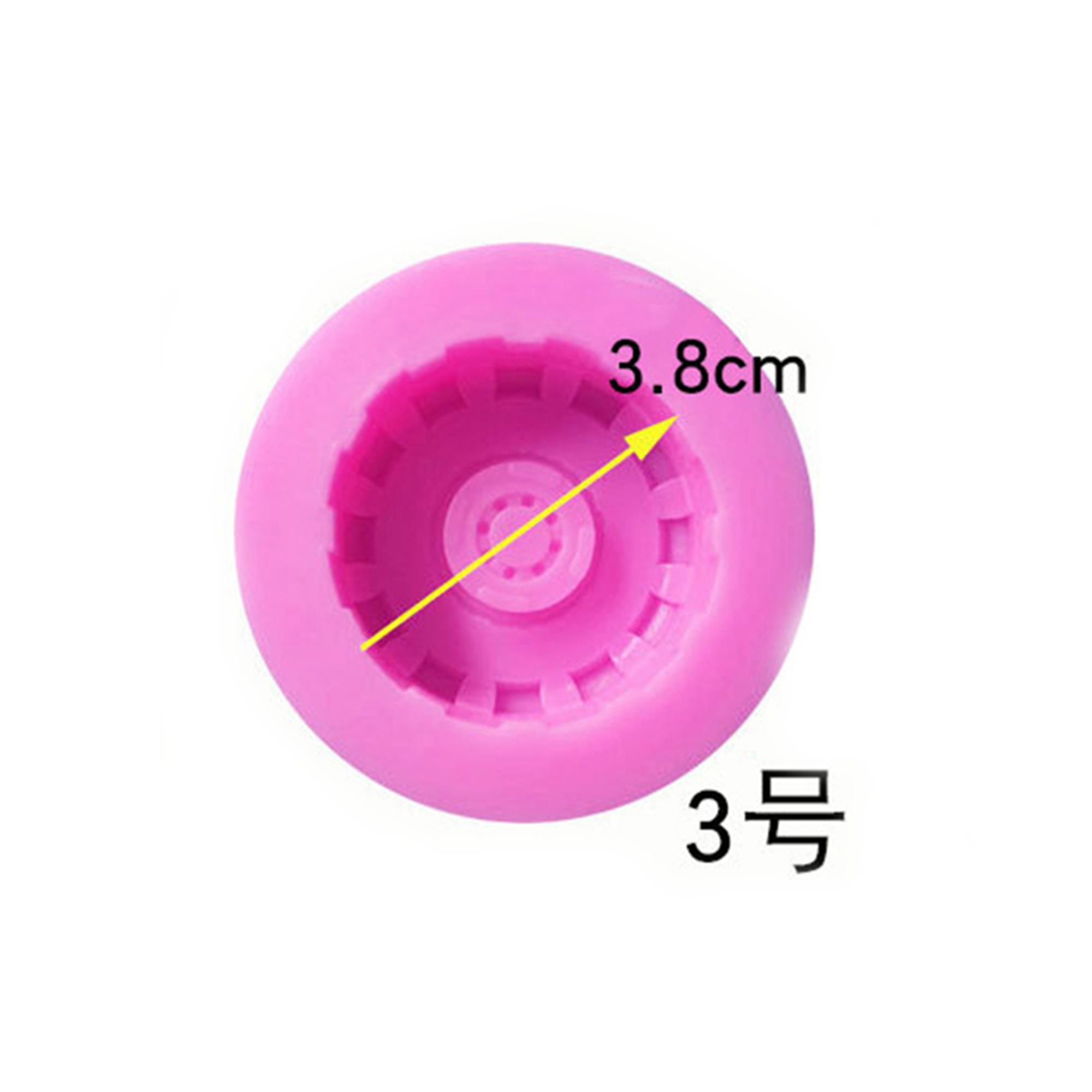 4 Pcs Car Tires Shaped Silicone Fondant Cake Decorating Mold Chocolate Molds Baking Tools Kitchen Accessories: Pink 3