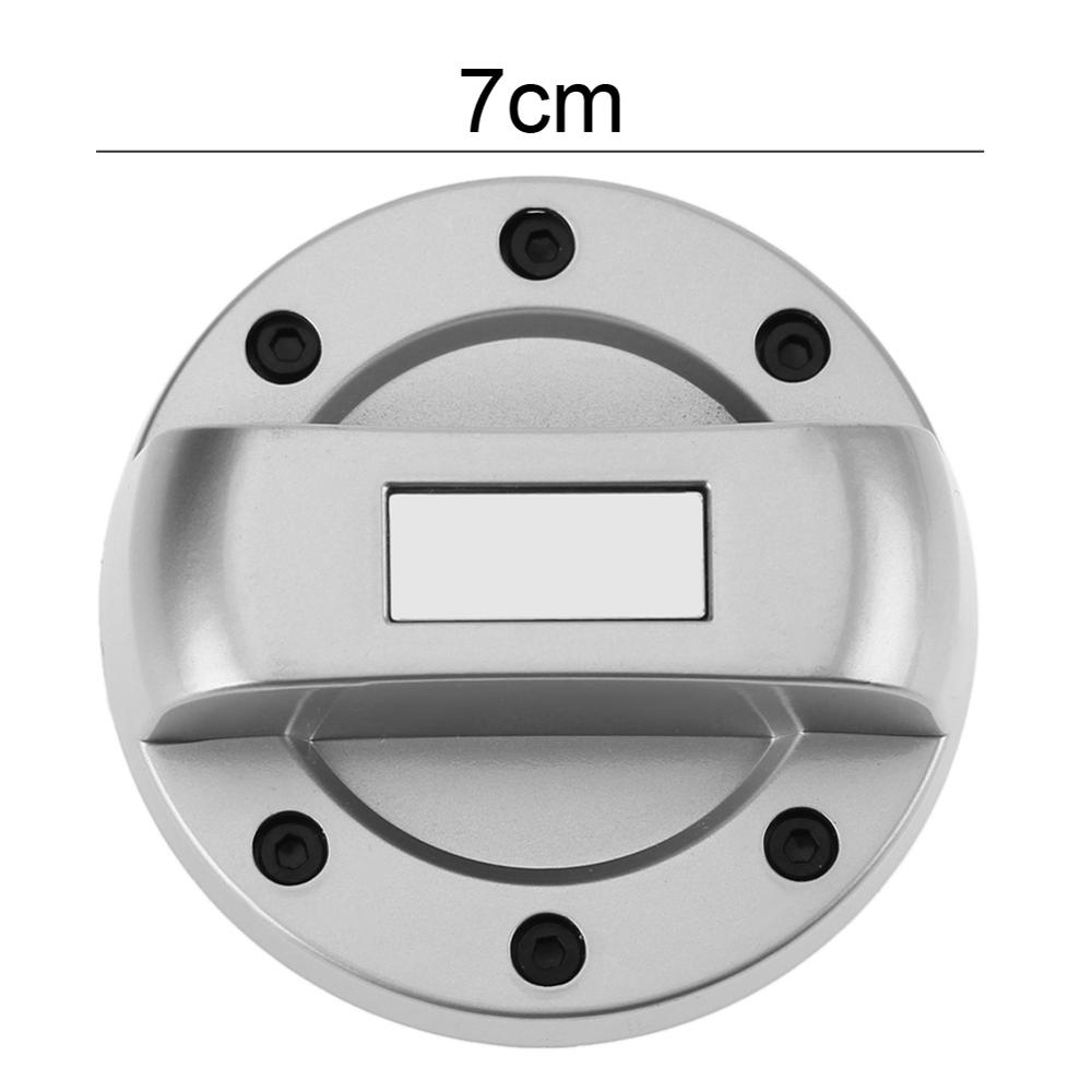 1pc Universal Car Gas Fuel Tank Cover Decorative Gasoline Cap Sliver for TOYOTA Fuel Tank Cap Car Accessoty