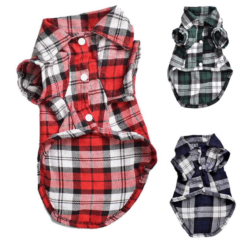 Letnia moda ubrania dla kota Plaid kot domowy koszule kamizelka dla małych kotów psy koszula odzież Puppy Kitten stroje materiały