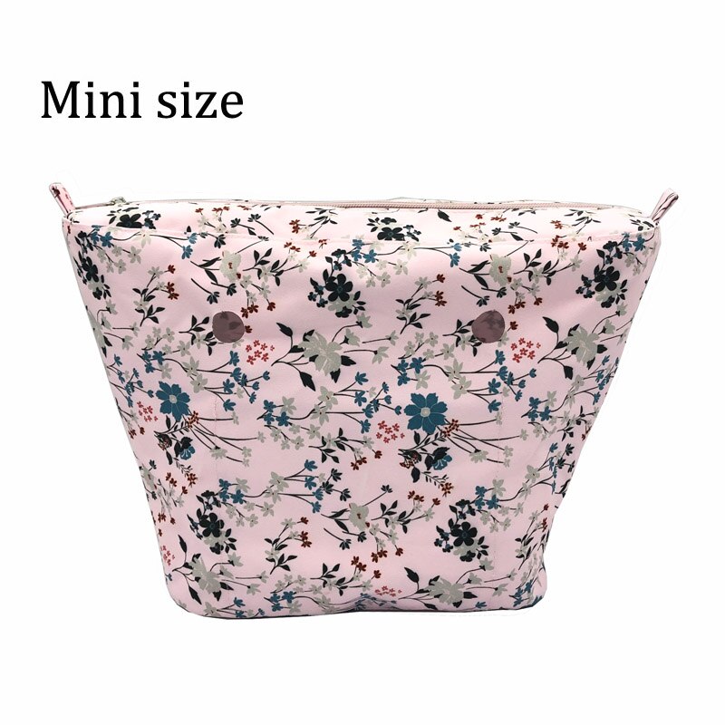 Classic \ Mini Kleurrijke inner insert interieur Voering Rits Waterdichte Zak voor obag o tas EVA vrouwen handtas accessoires: Mini 6