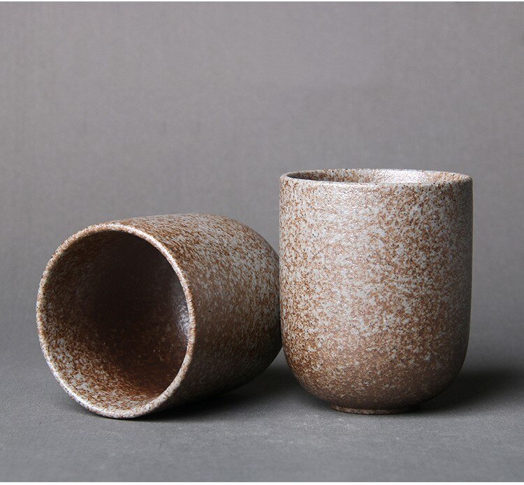 Large Ceramic Tea Cup Teaware Kung Fu Tea Set Cup Japanese Style Tableware Hotel Porcelain Teacup: C white